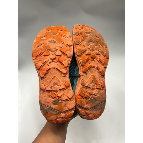 Hoka One One Torrent 2 Womens 10 Trail Running Shoes Teal Orange 1110497 RTCN - Picture 7 of 13
